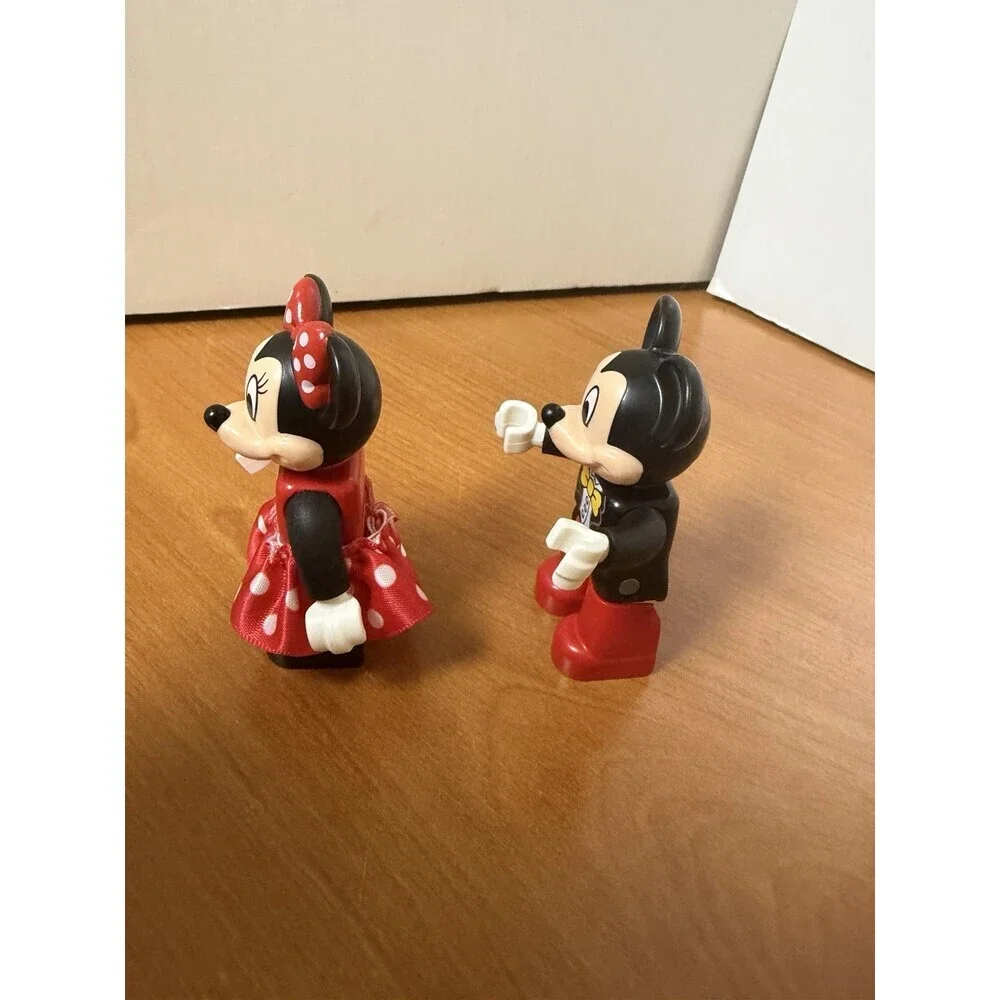 Lego Duplo Figures Disney Mickey and Minnie Lot Set of 2 - Red Polka Dot Skirt